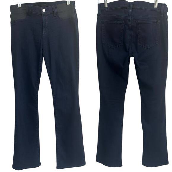 Joe’s Jeans The Icon Mid Rise Bootcut Maternity Dark Wash Denim Y2K Indie Boho - Picture 1 of 10